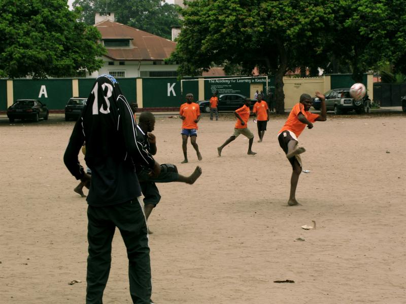 Cultural Day for Street Children- Futbol Match - Kinshasa, RD Congo October 2009